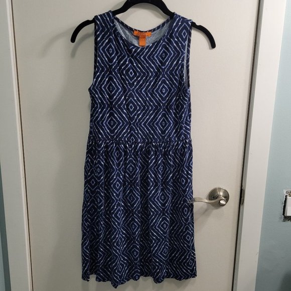 Small Joe Fresh Sleeveless Diamond Patterned Dress - Picture 1 of 7